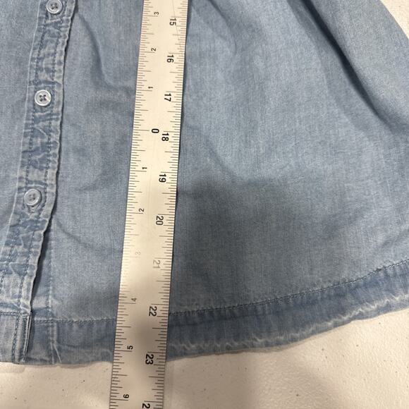 Girls Dresses Okie Dokie Chambray Denim Tiered & Isaac Mizrahi Tutu Heart Size 5 - Picture 7 of 11